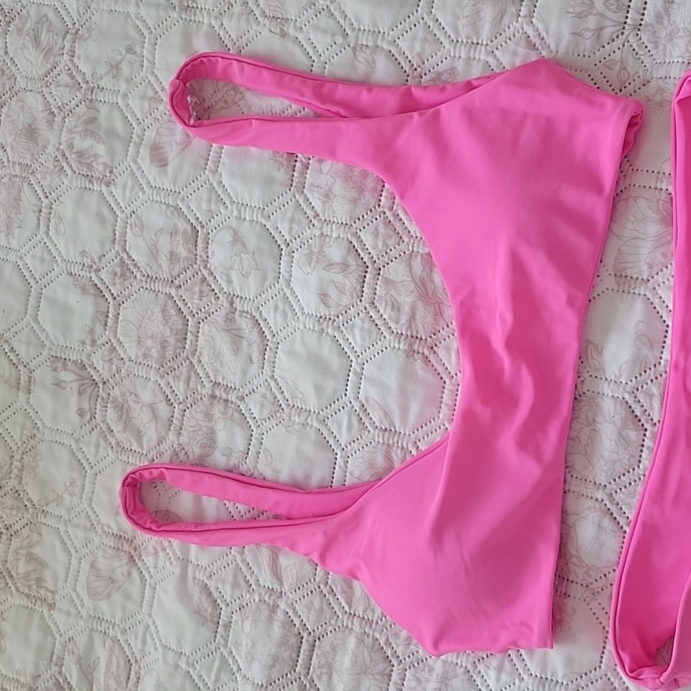 Zaful Bright Pink Bikini Set - Picture 6 of 9